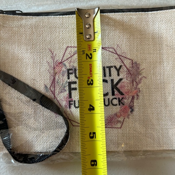 F Bomb Canvas Zipper Case - Picture 5 of 5